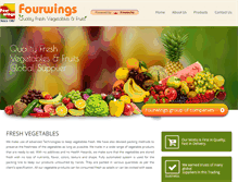 Tablet Screenshot of fourwingsgroup.com